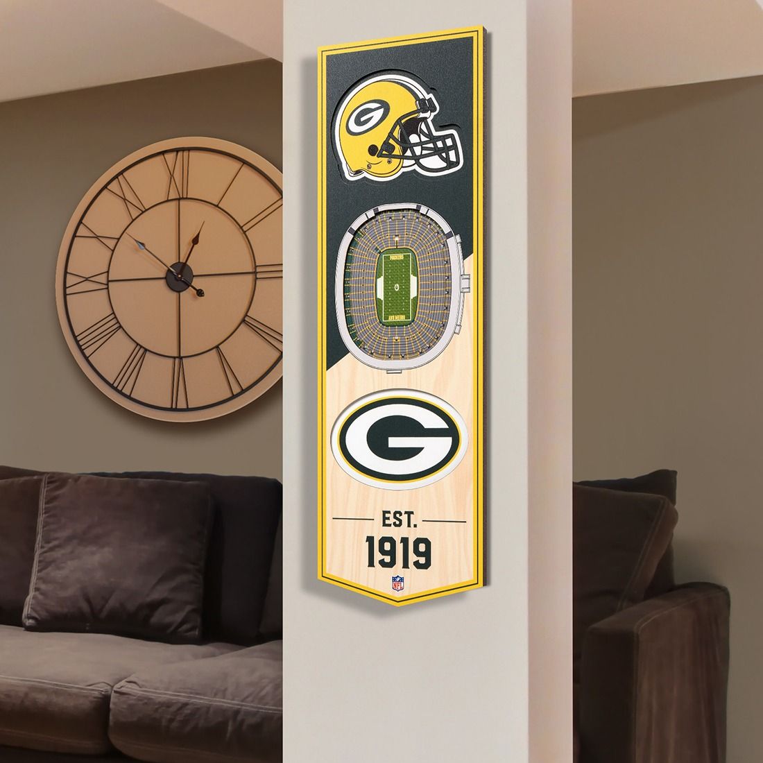 Packers 3D Banner Wall Art 11 Packers 3D Banner Wall Art