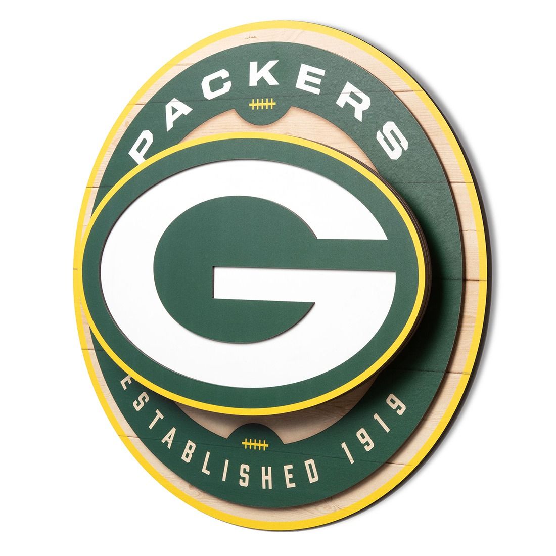 Packers Circle Backer 3D Wall Art 3 Packers Circle Backer 3D Wall Art