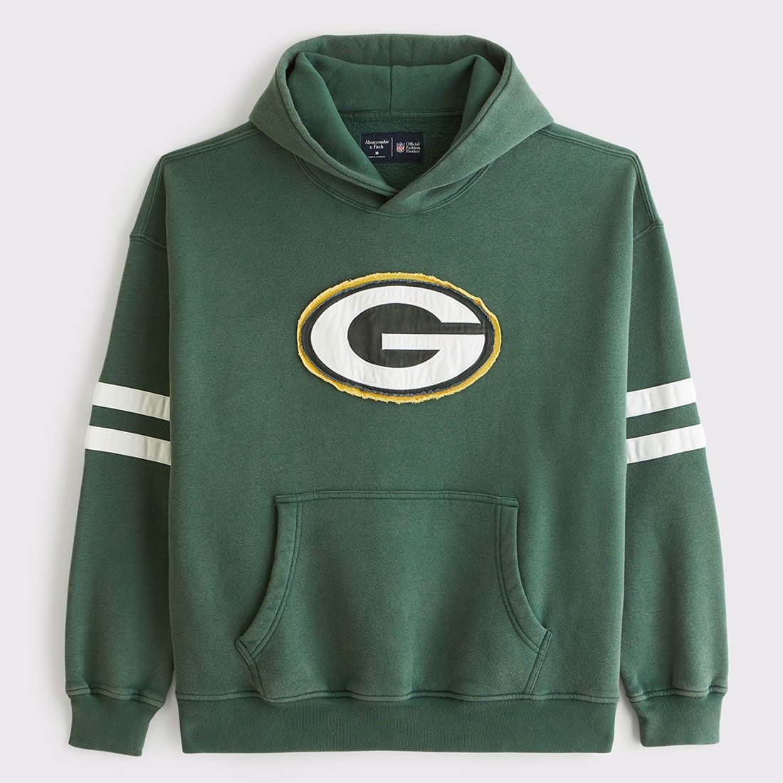 Packers Abercrombie & Fitch Arm Bars Popover Hoodie 7 Packers Abercrombie & Fitch Arm Bars Popover Hoodie