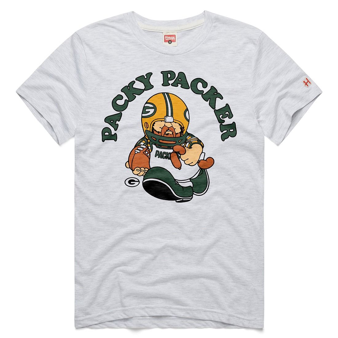 Packers Homage Packy Packer T-Shirt