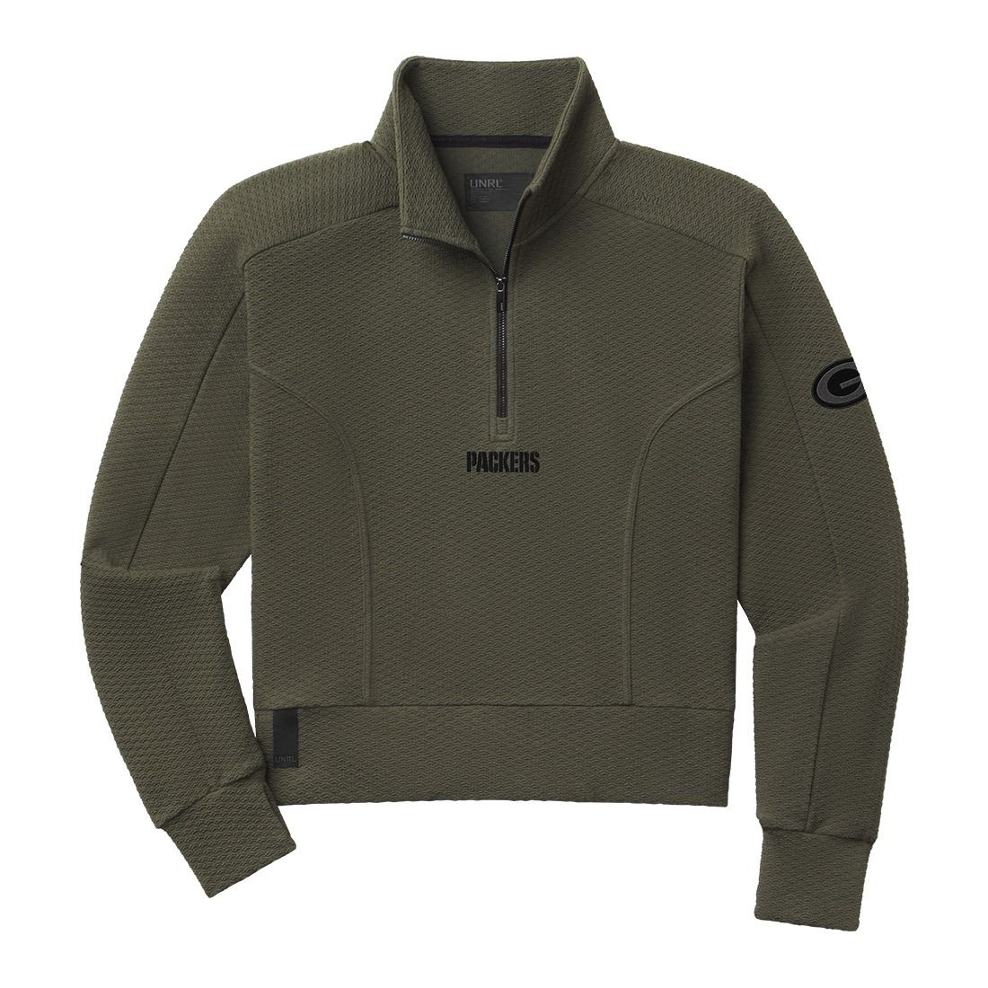 UNRL x Packers Womens Elevation 1/2 Zip