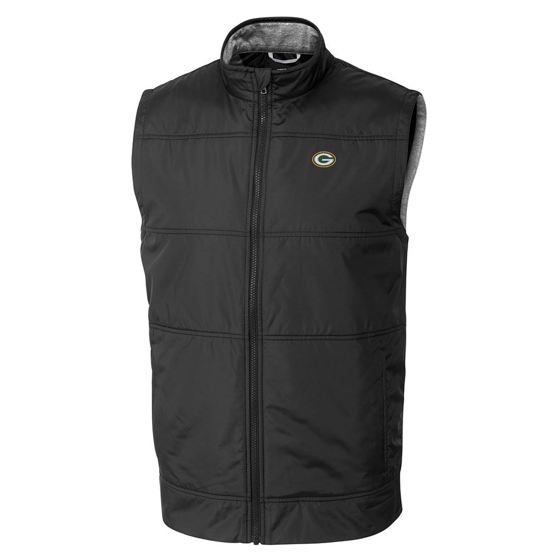 Packers Cutter & Buck G Stealth Quilted Vest