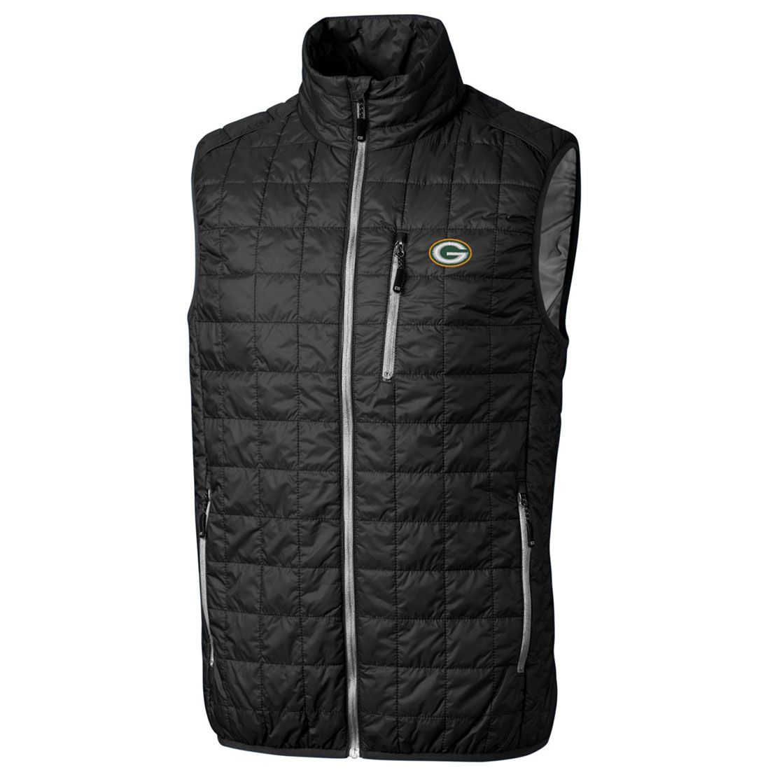 Packers Cutter & Buck G Rainier Puffer Vest
