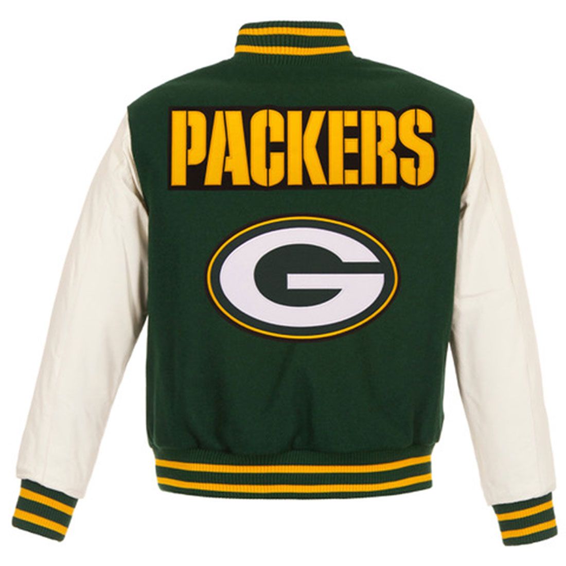 Packers Wool & Leather Jacket 2 Packers Wool & Leather Jacket