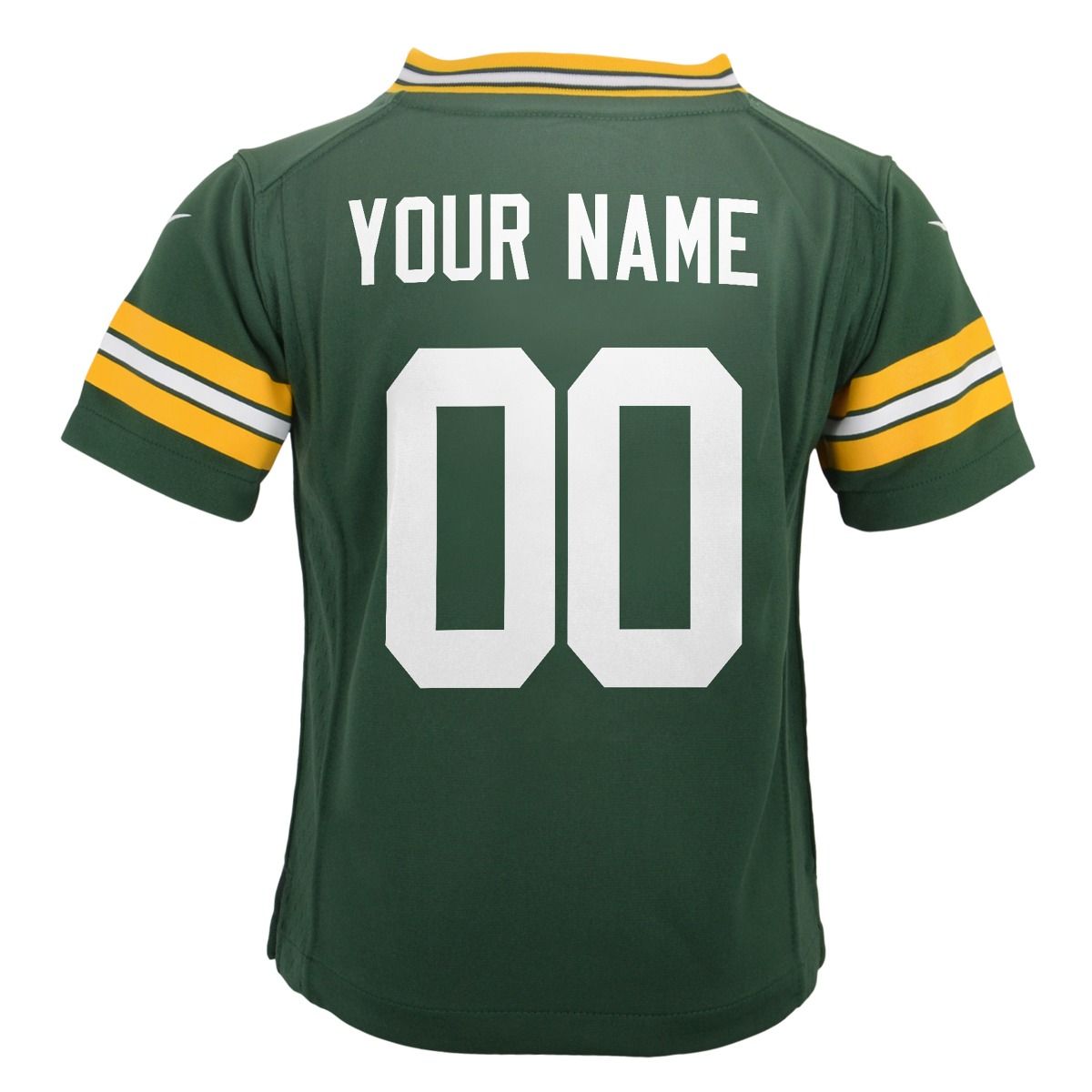 Packers Nike Pre-School Custom Home Game Jersey