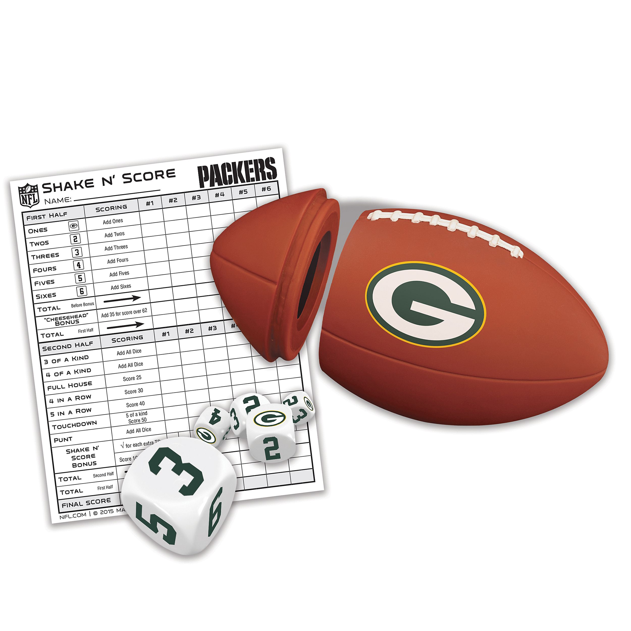 Packers Shake N Score Game