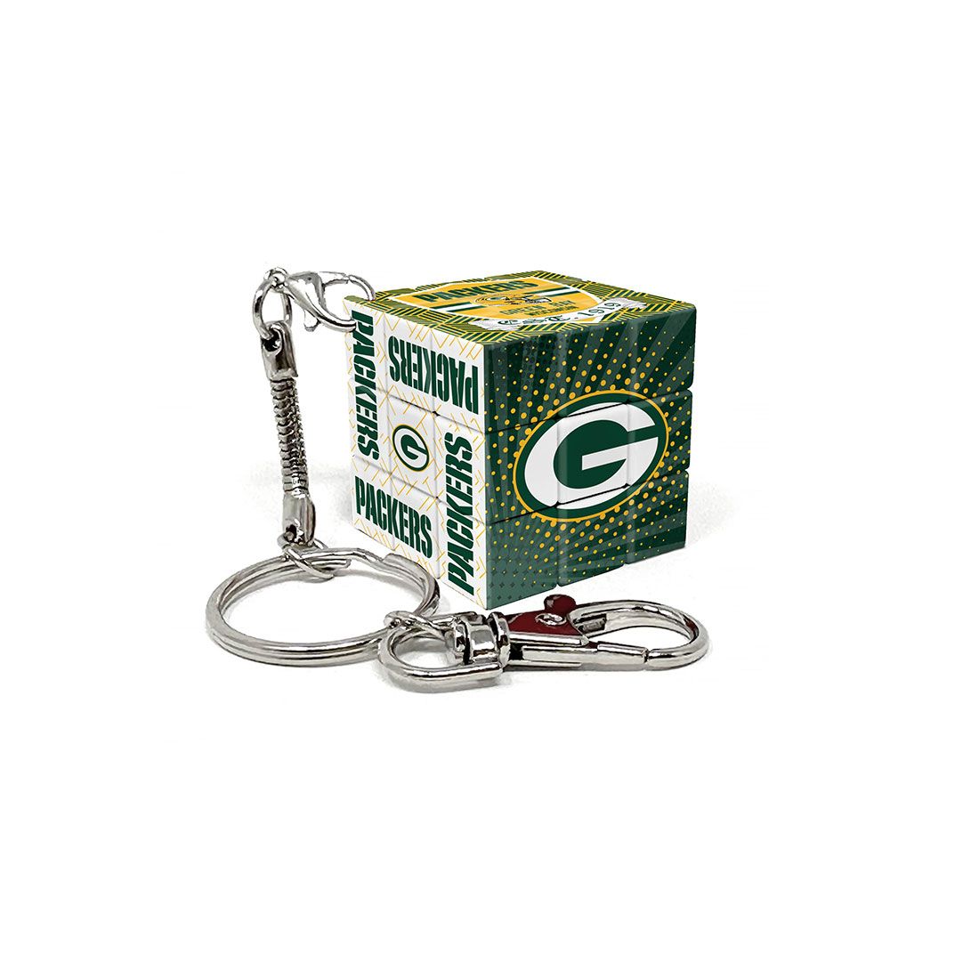 Packers Mini Speed Cube Key Chain