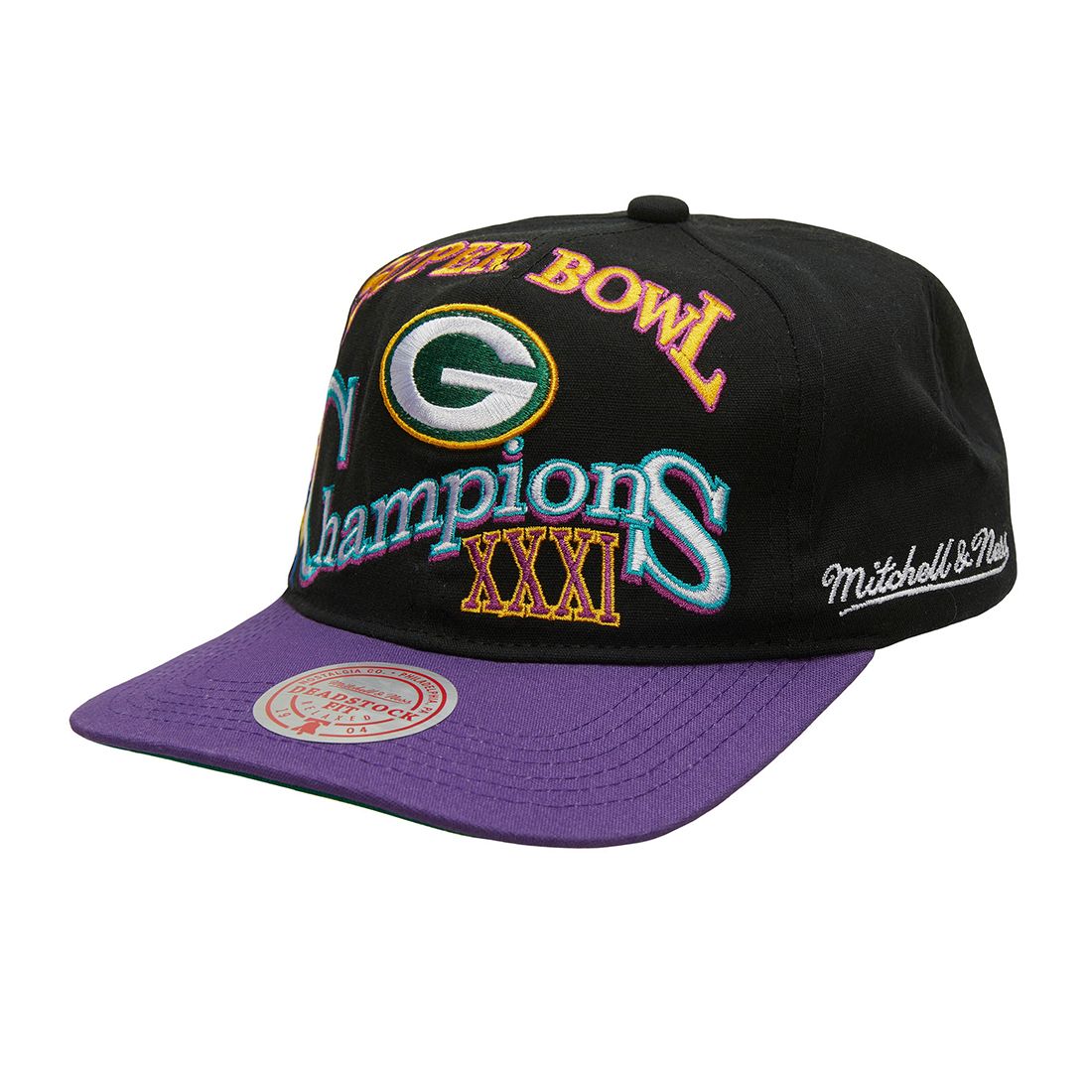 Packers Mitchell & Ness Super Bowl XXXI Champs Cap