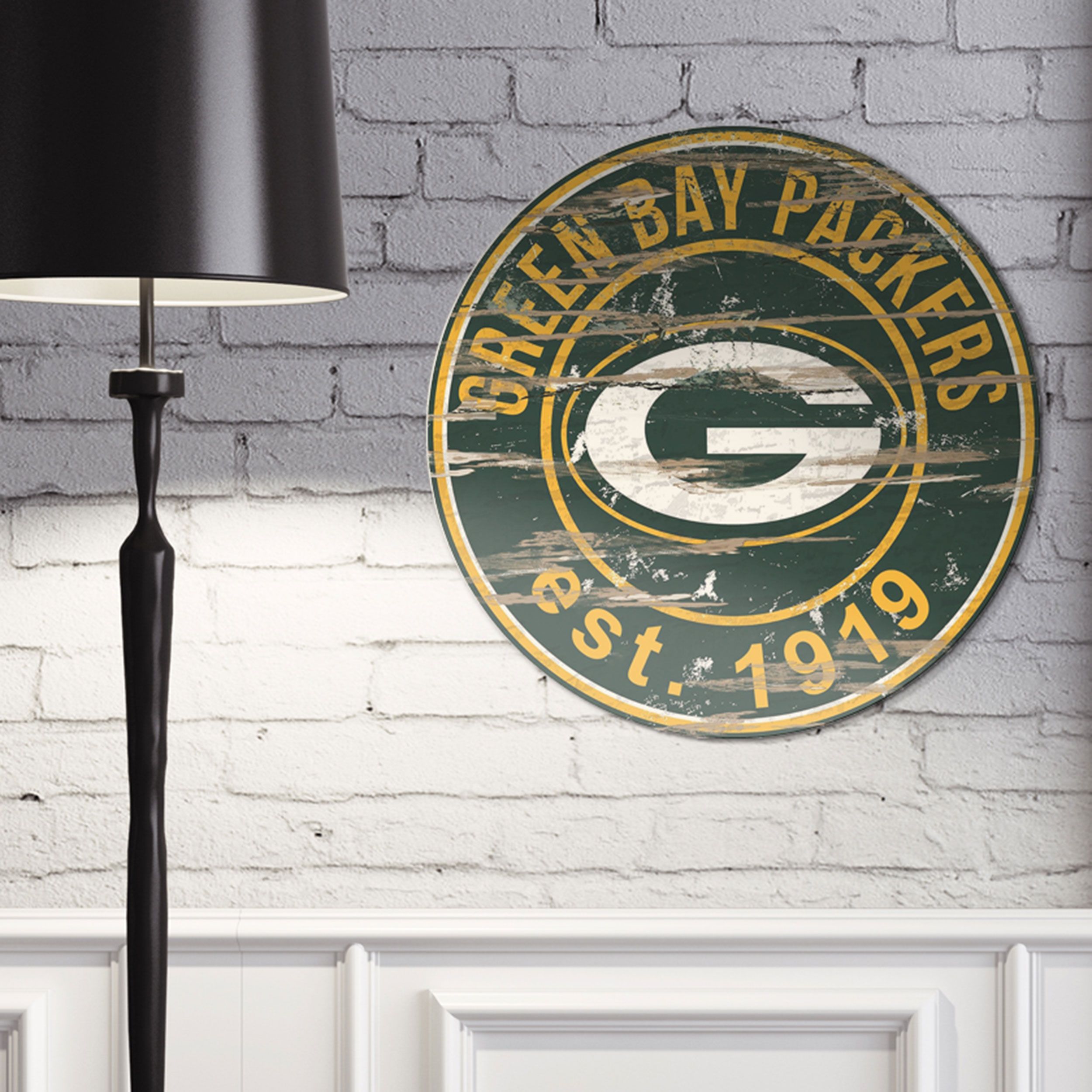 Packers Established Date Round Wood Sign 5 Packers Established Date Round Wood Sign