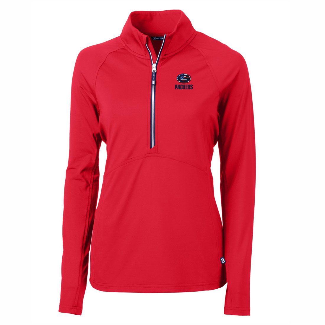 Packers C&B Womens Americana Adapt 1/2 Zip 1 Packers C&B Womens Americana Adapt 1/2 Zip