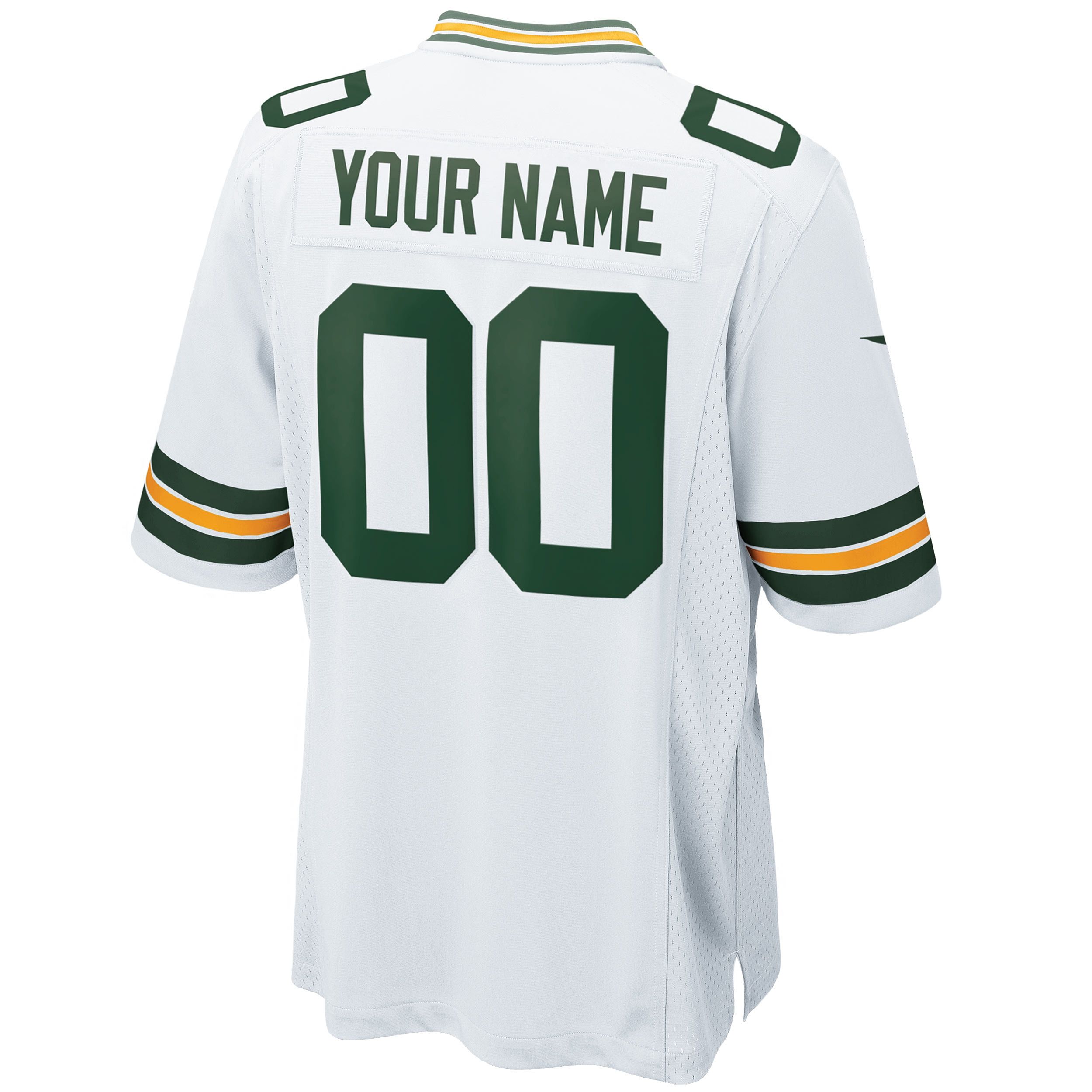 Packers Nike Youth Custom Away Game Jersey