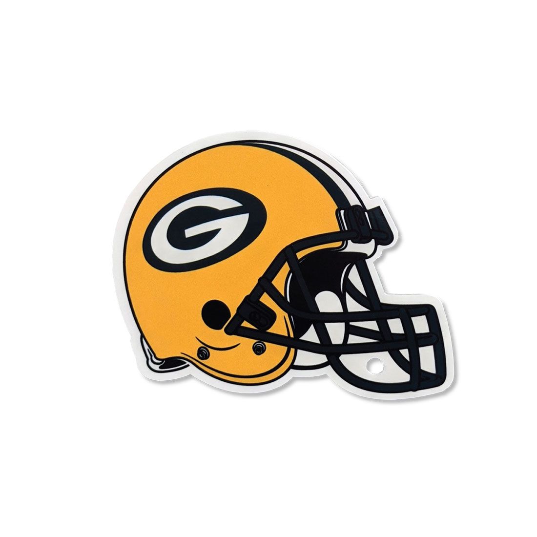 Packers Laser Cut Helmet Logo Steel Magnet