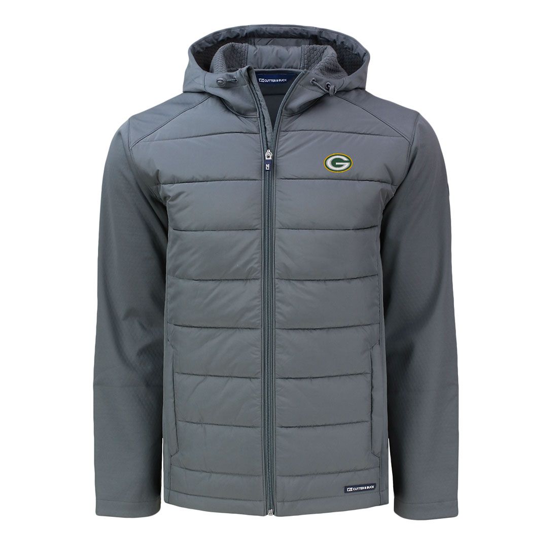 Packers Cutter & Buck Evoke Hooded Zip Jacket