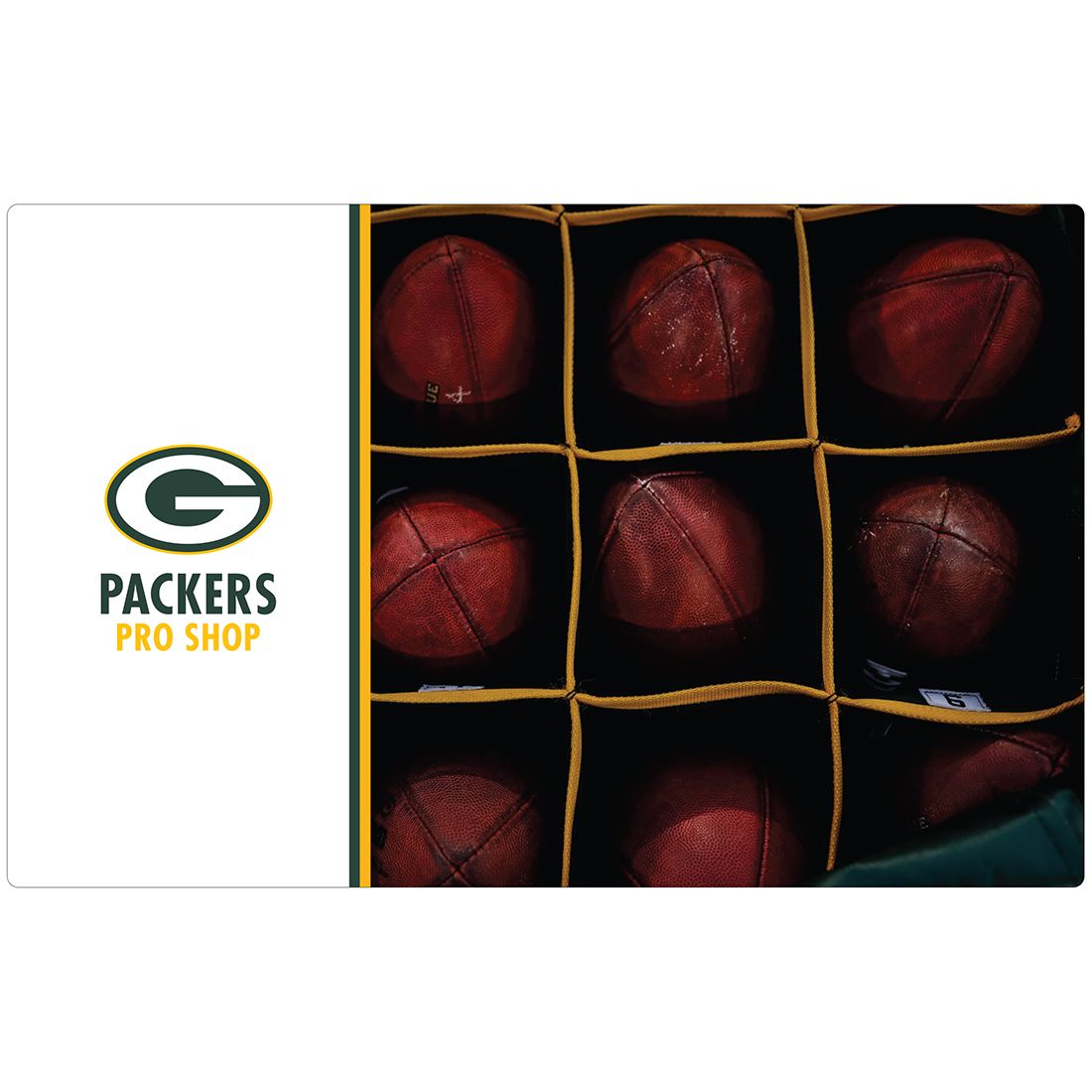 Packers Pro Shop Gift Card - Footballs ($10-$100)