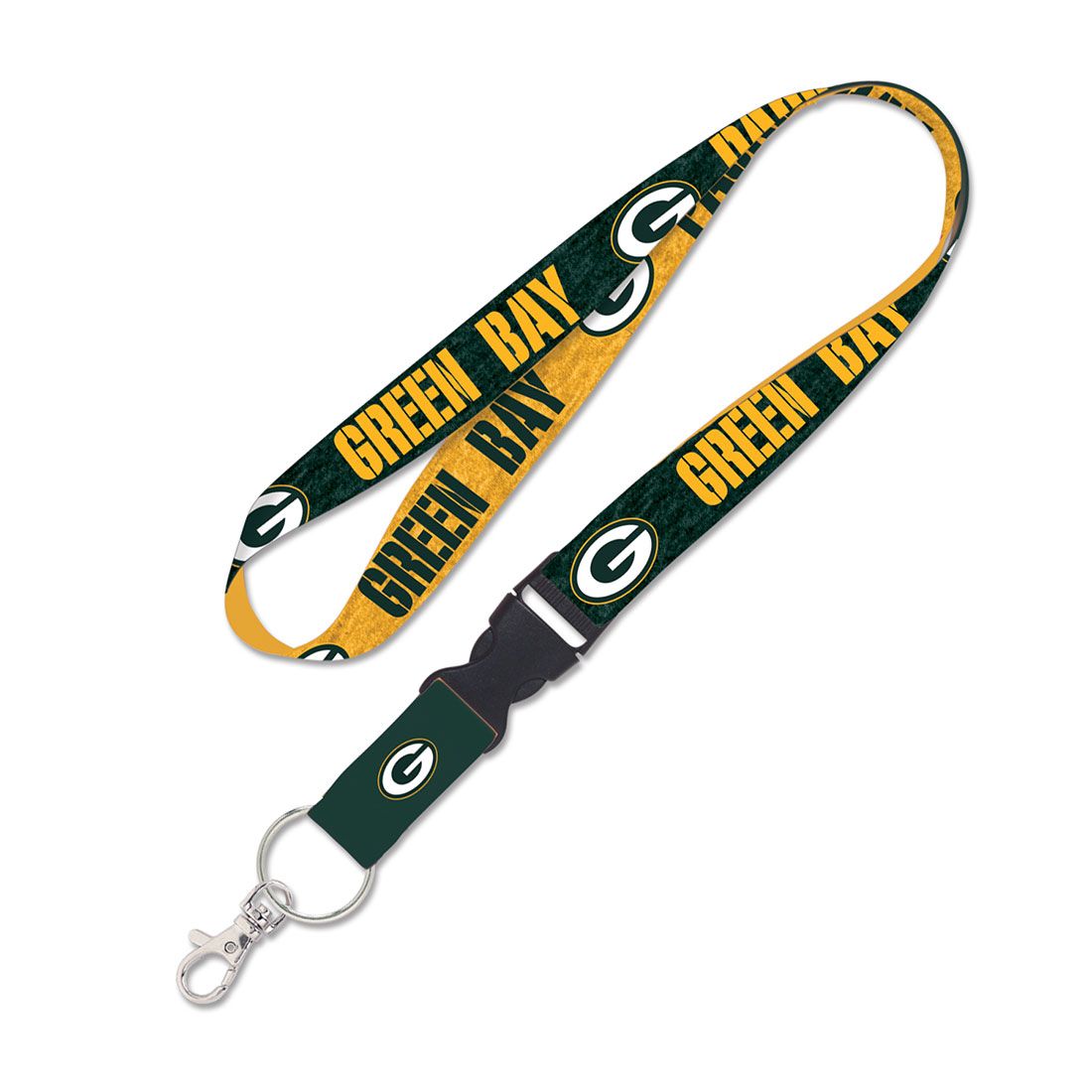 Packers Team Heathered Lanyard With Buckle