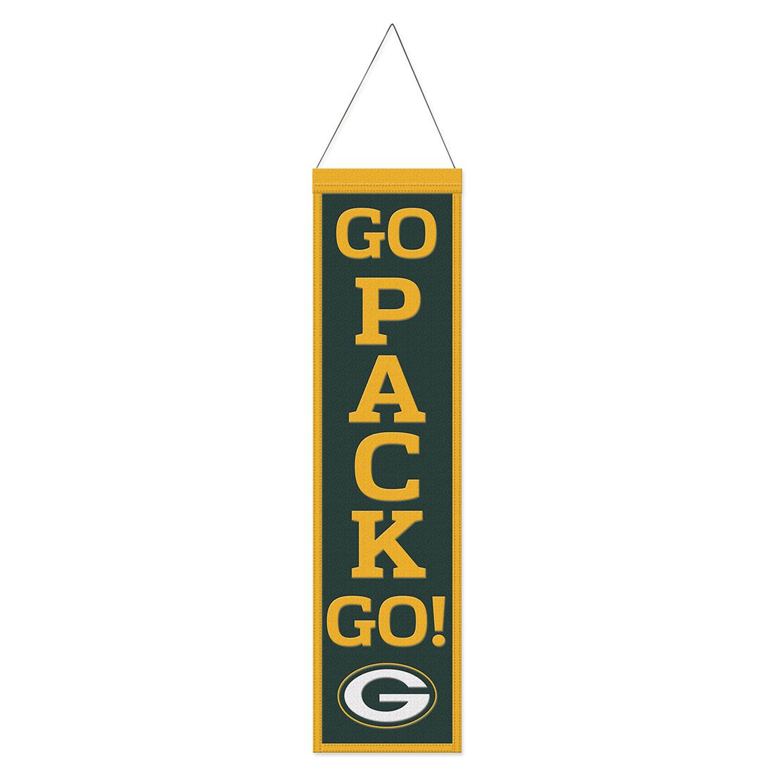 Packers Wincraft Vertical Slogan Banner