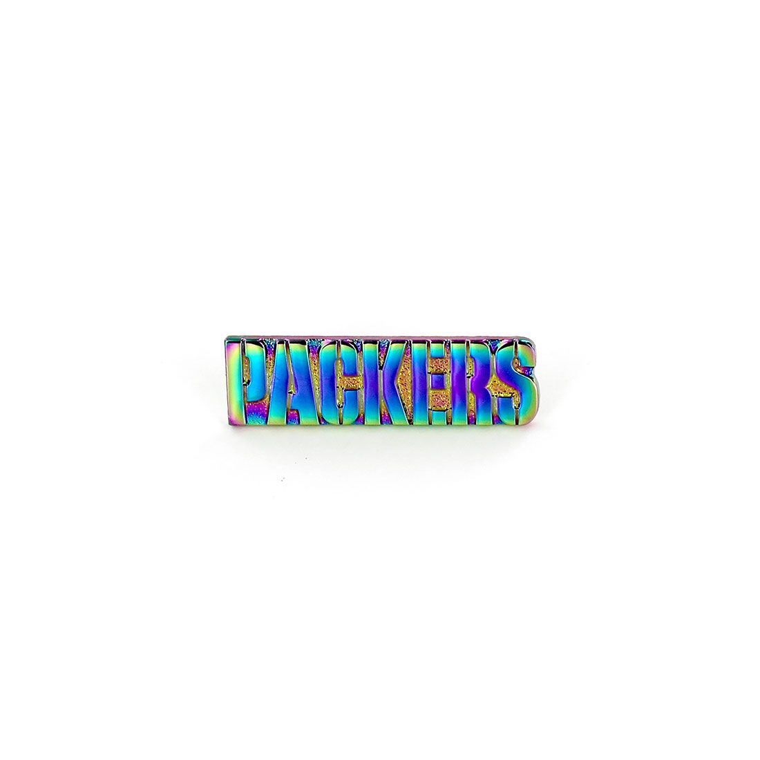 Packers Multicolored Wordmark Pin
