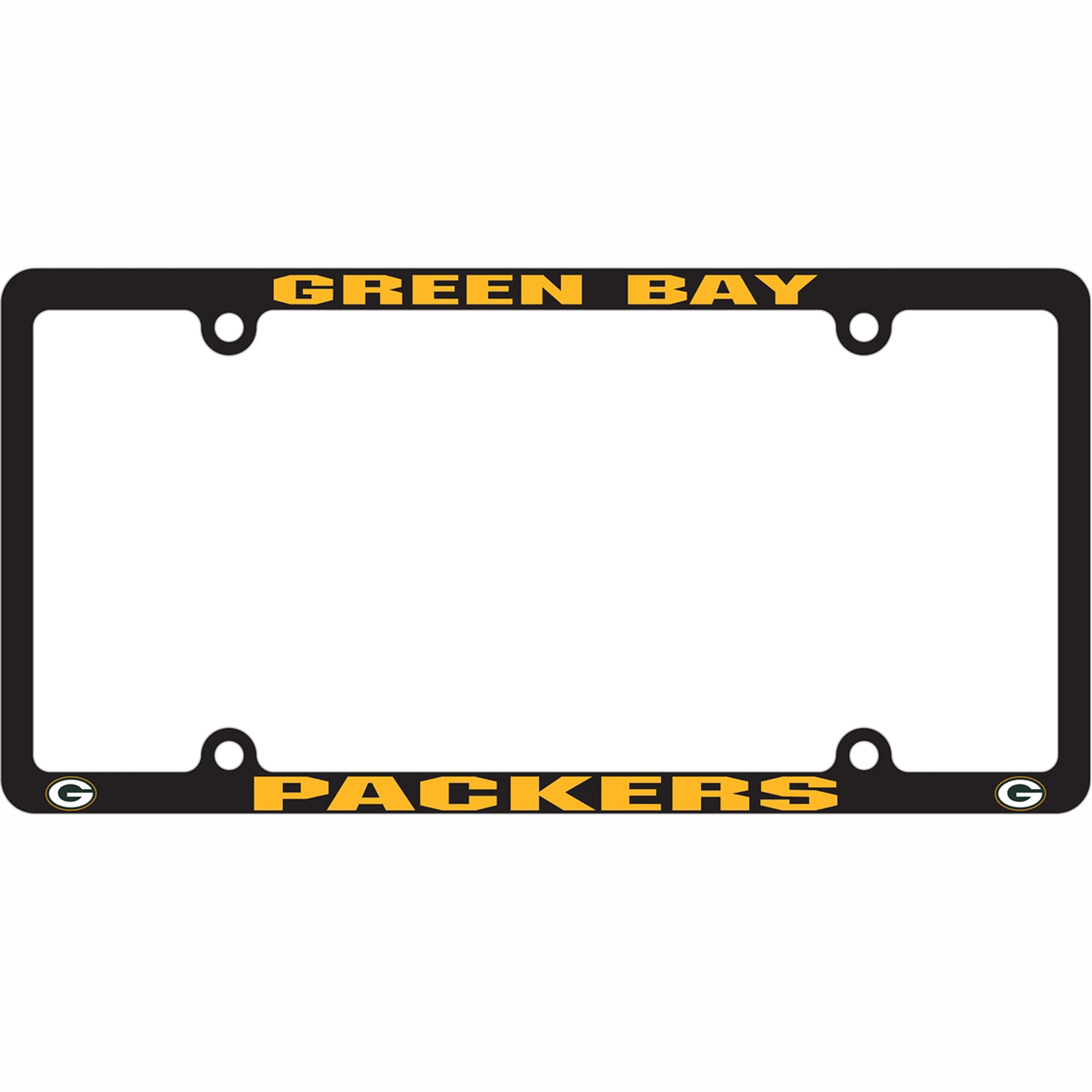 Packers Easy View Plastic License Frame