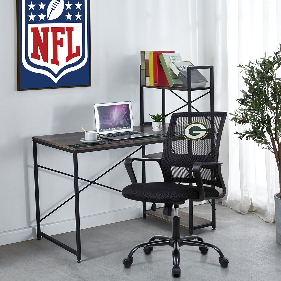 Packers Desk & Office Task Chair Combo