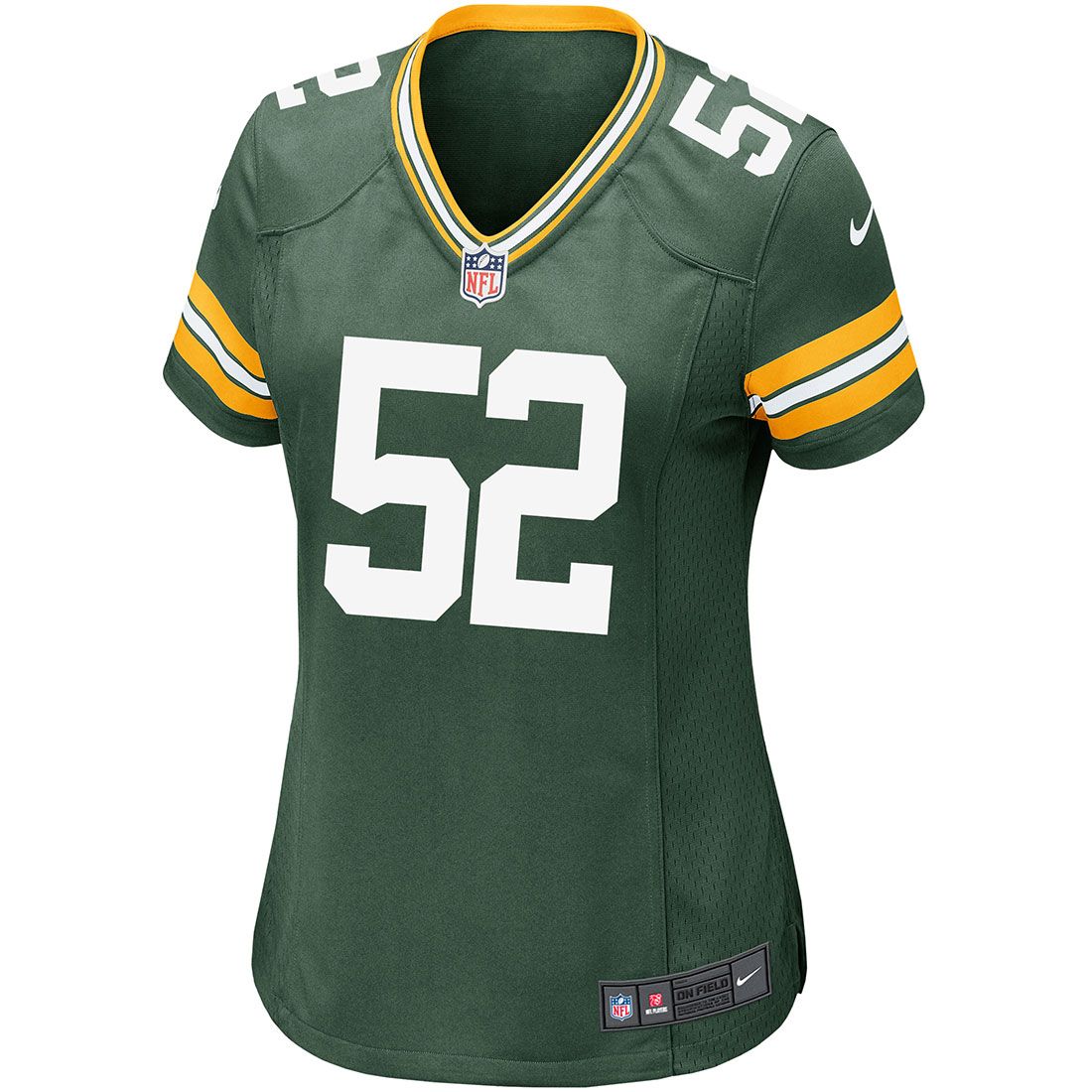 #52 Clay Matthews Nike Womens Home Game Jersey
