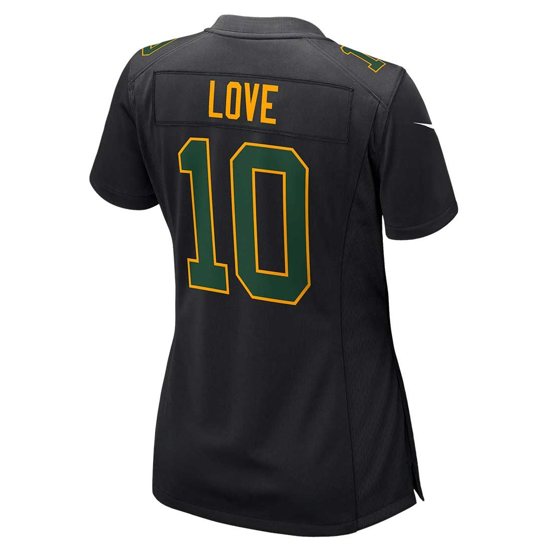 #10 Love Nike Womens Black Fashion Game Jersey