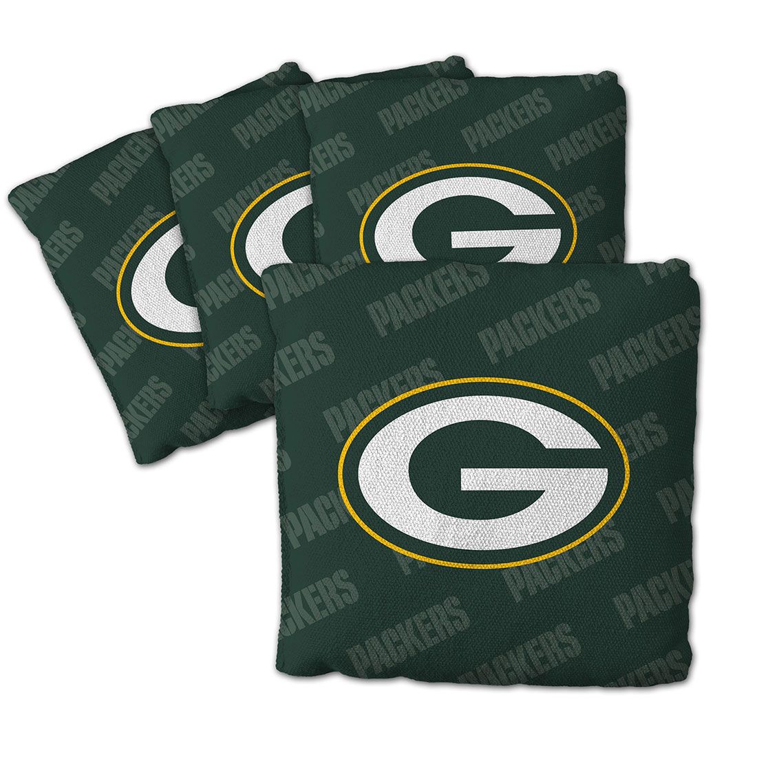 Packers 4-Pack Premium Cornhole Bags 11 Packers 4-Pack Premium Cornhole Bags