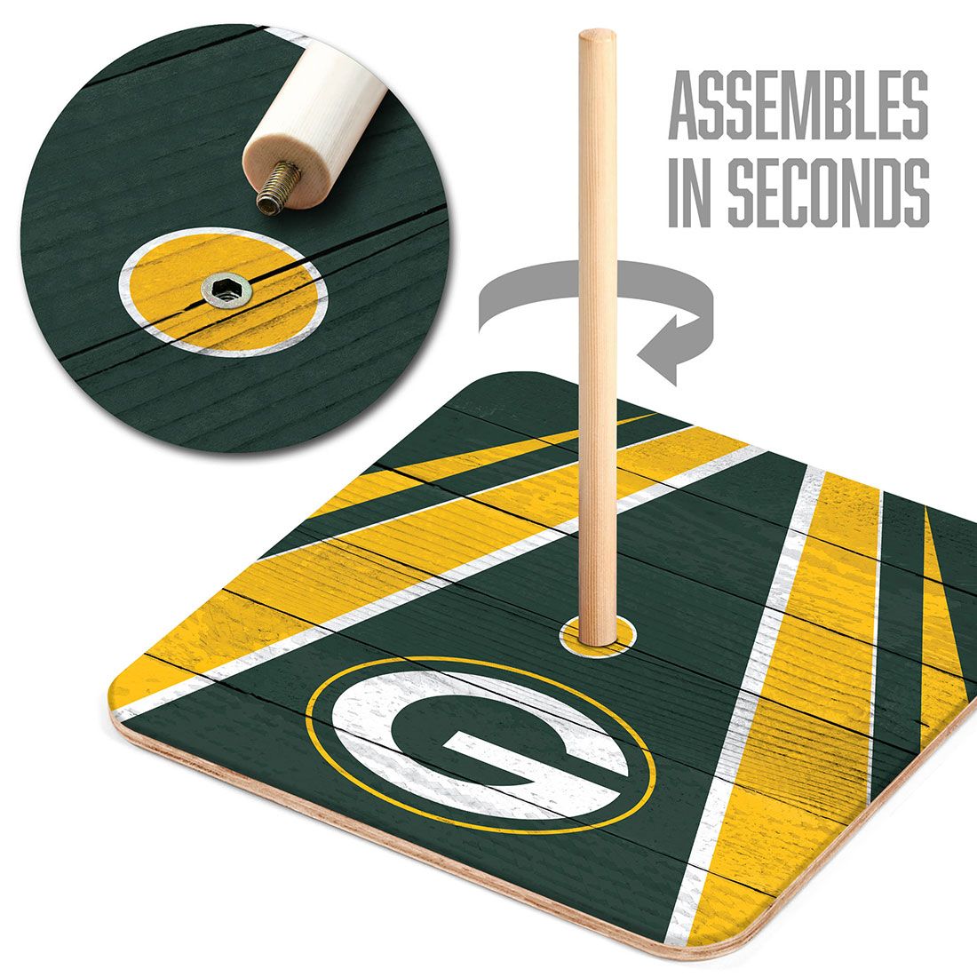 Packers Horseshoe Bags Set 3 Packers Horseshoe Bags Set