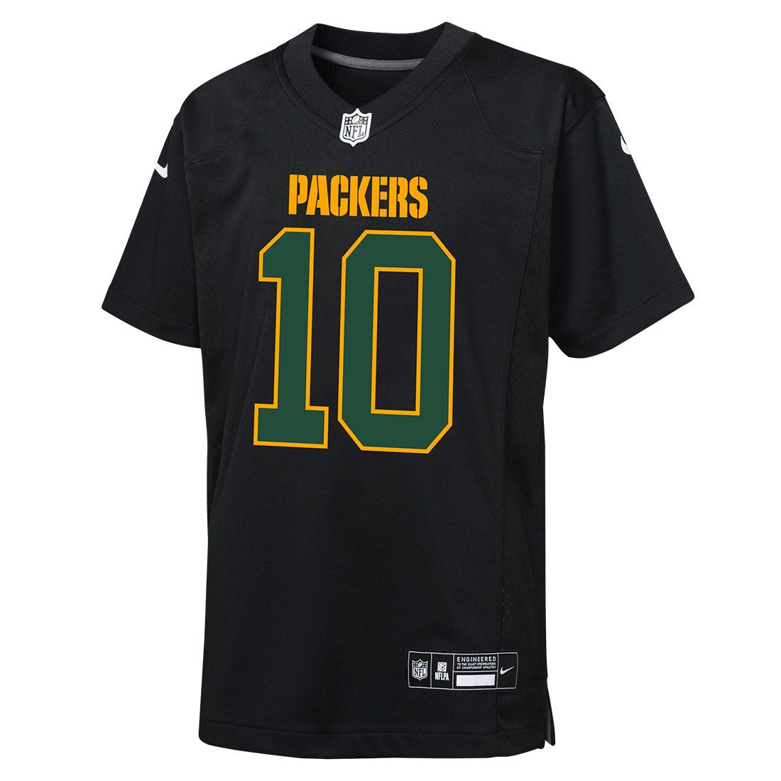 Packers Nike Youth #10 Love Black Game Jersey