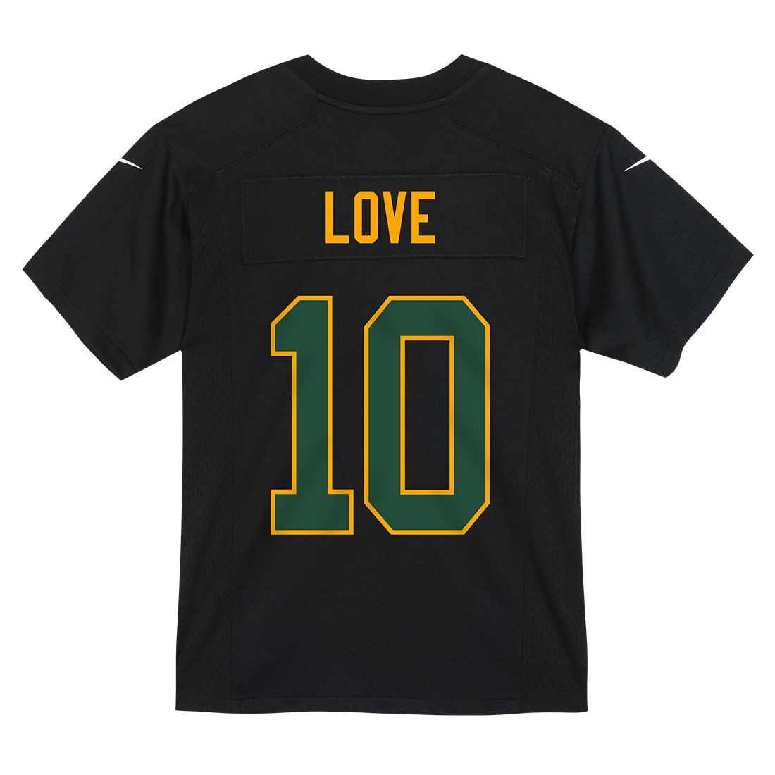 Packers Nike Pre-School #10 Love Black Game Jersey
