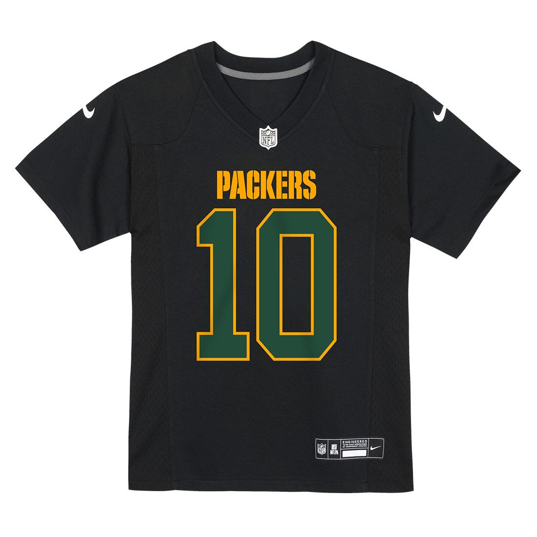 Packers Nike Pre-School #10 Love Black Game Jersey