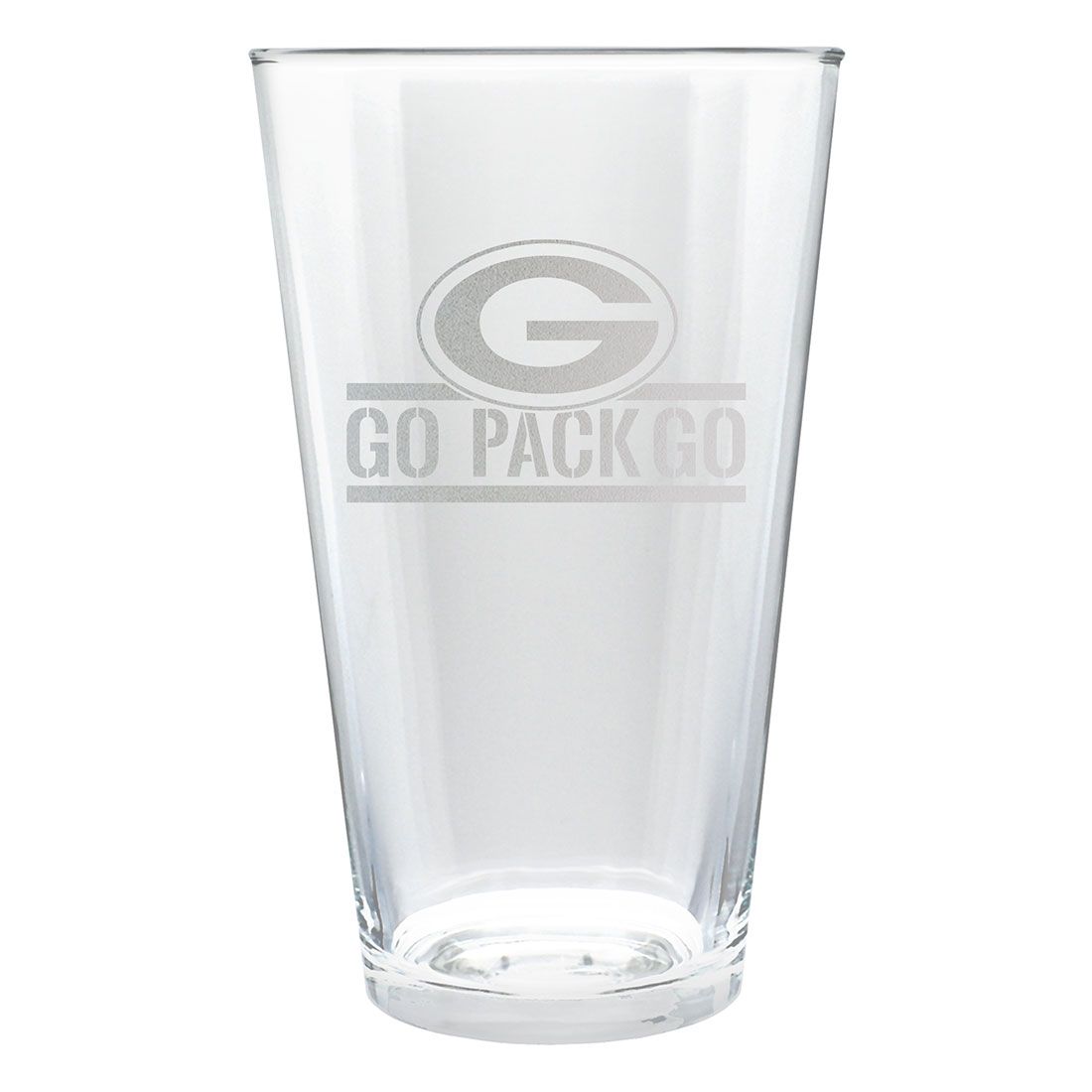 Packers Go Pack Go Pint Glass