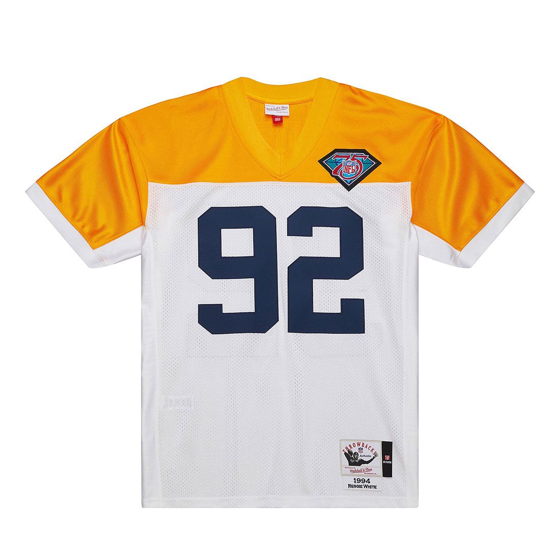 #92 White Mitchell & Ness Authentic Jersey