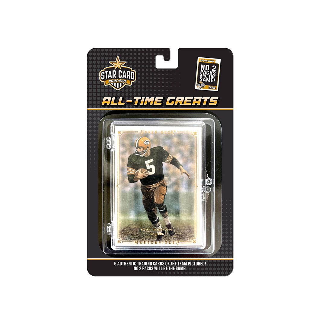 Packers All-Time Greats Team 6-Pack Trading Cards 6 Packers All-Time Greats Team 6-Pack Trading Cards