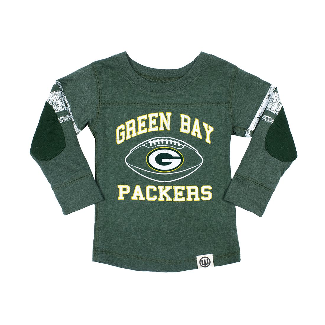 Packers Custom Pre-School LS Football T-Shirt