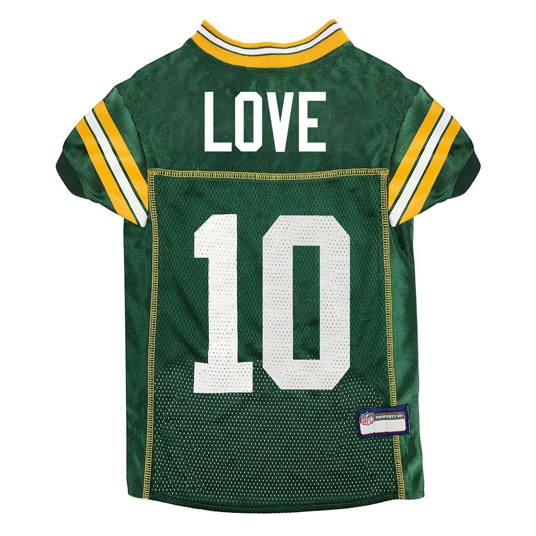 Packers #10 Jordan Love Pet Player Jersey