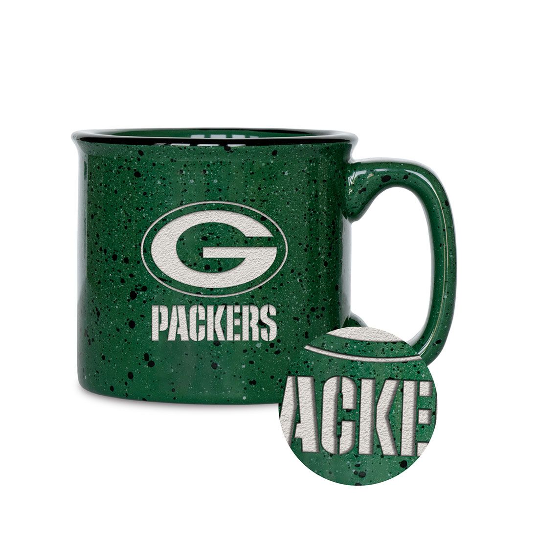 Packers Speckled Campfire Mug