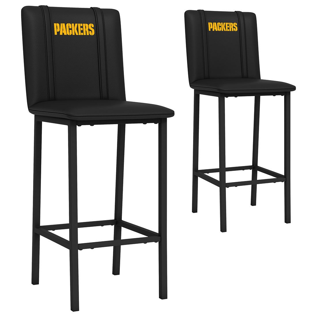 Packers Set of 2 Wordmark Bar Stools