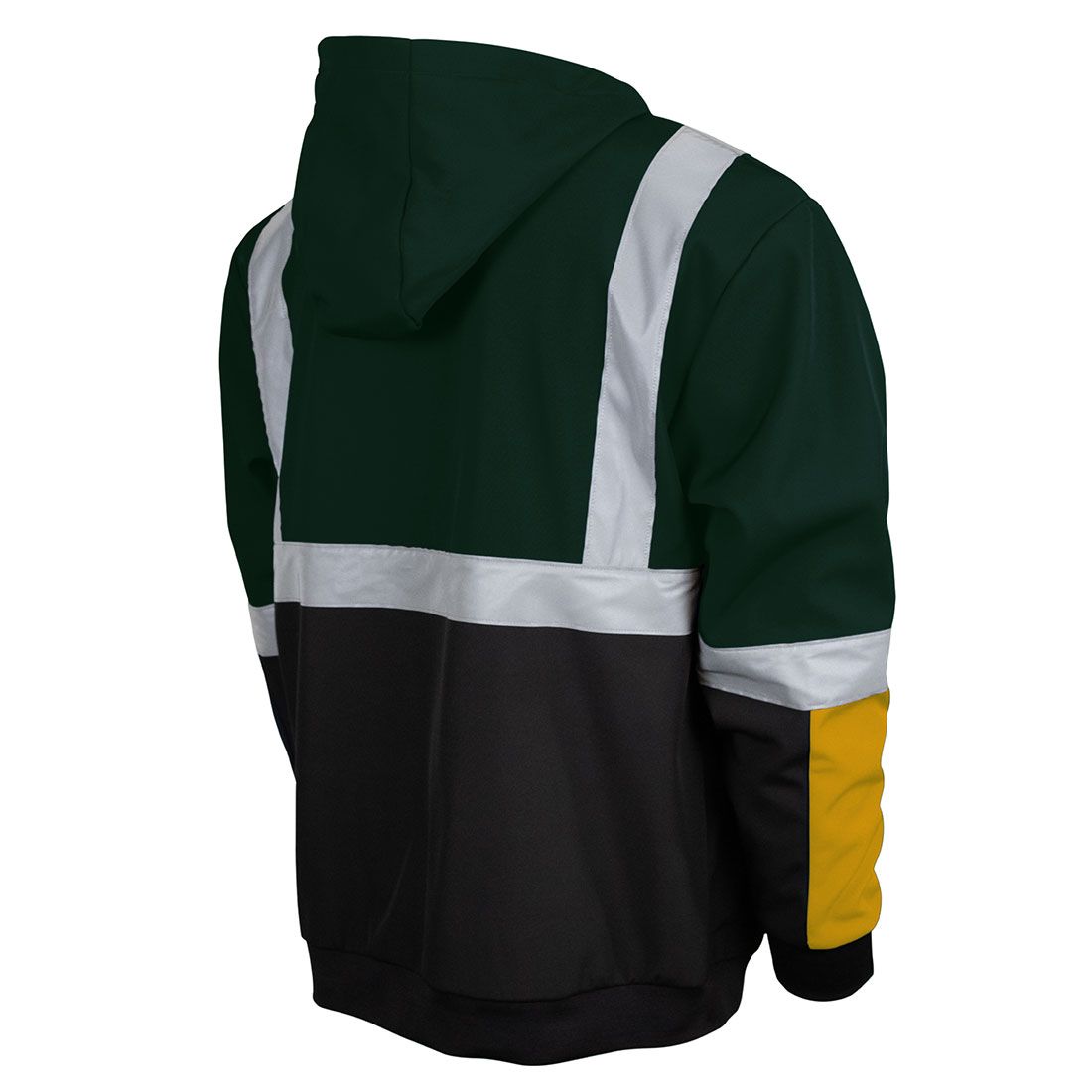 Packers Hi-Vis Safety Hooded Softshell Jacket