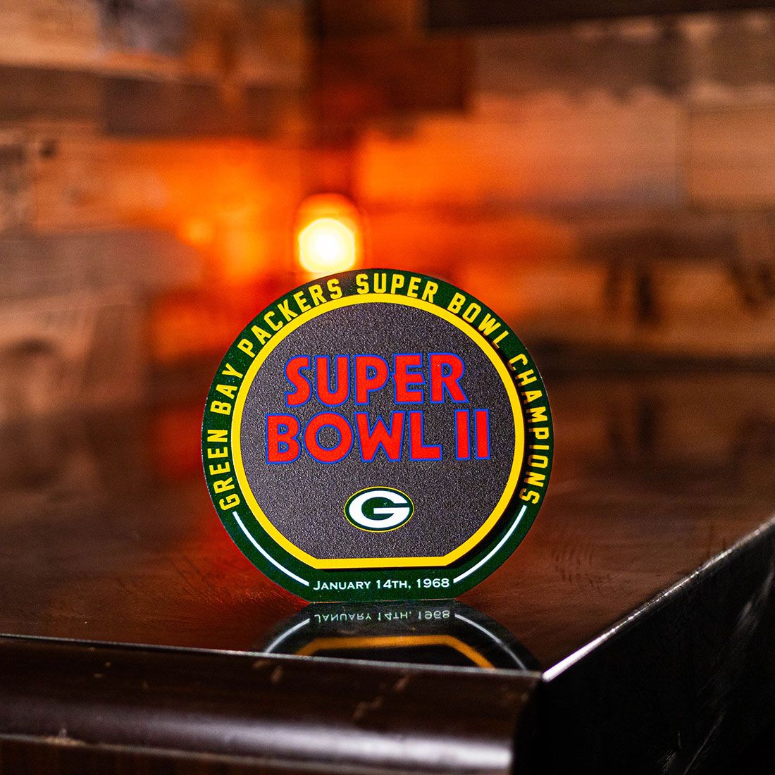 Packers Super Bowl II Double Play Metal Wall Art 4 Packers Super Bowl II Double Play Metal Wall Art