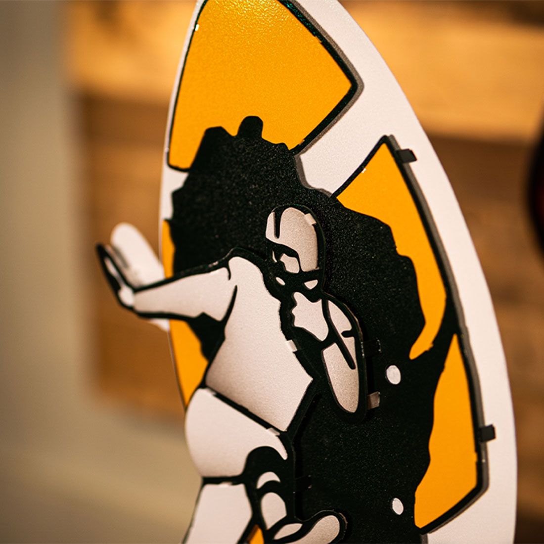 Packers Throwback Logo 3D Metal Wall Art