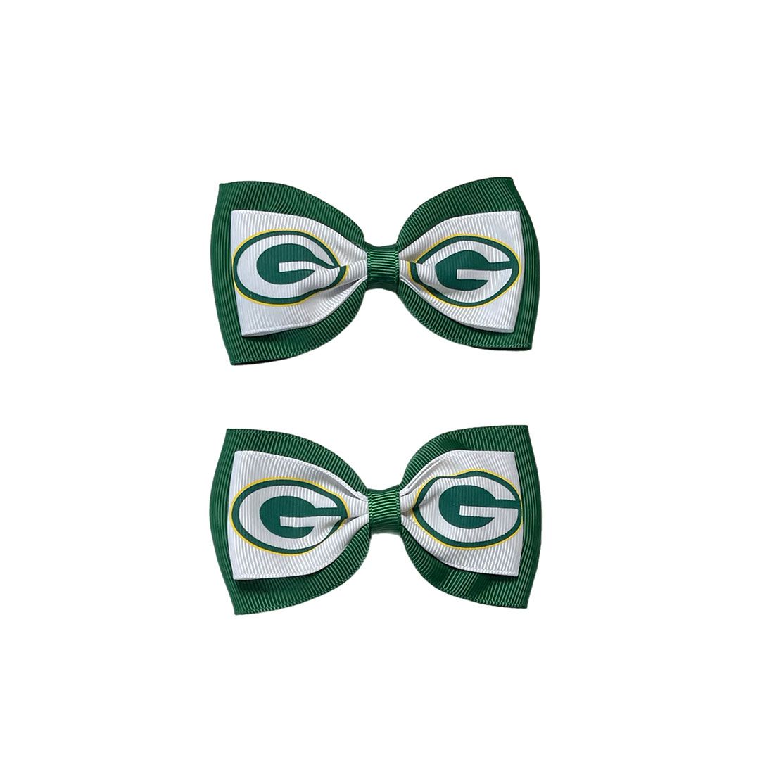 Packers Hair Bow Pair 2-Pack