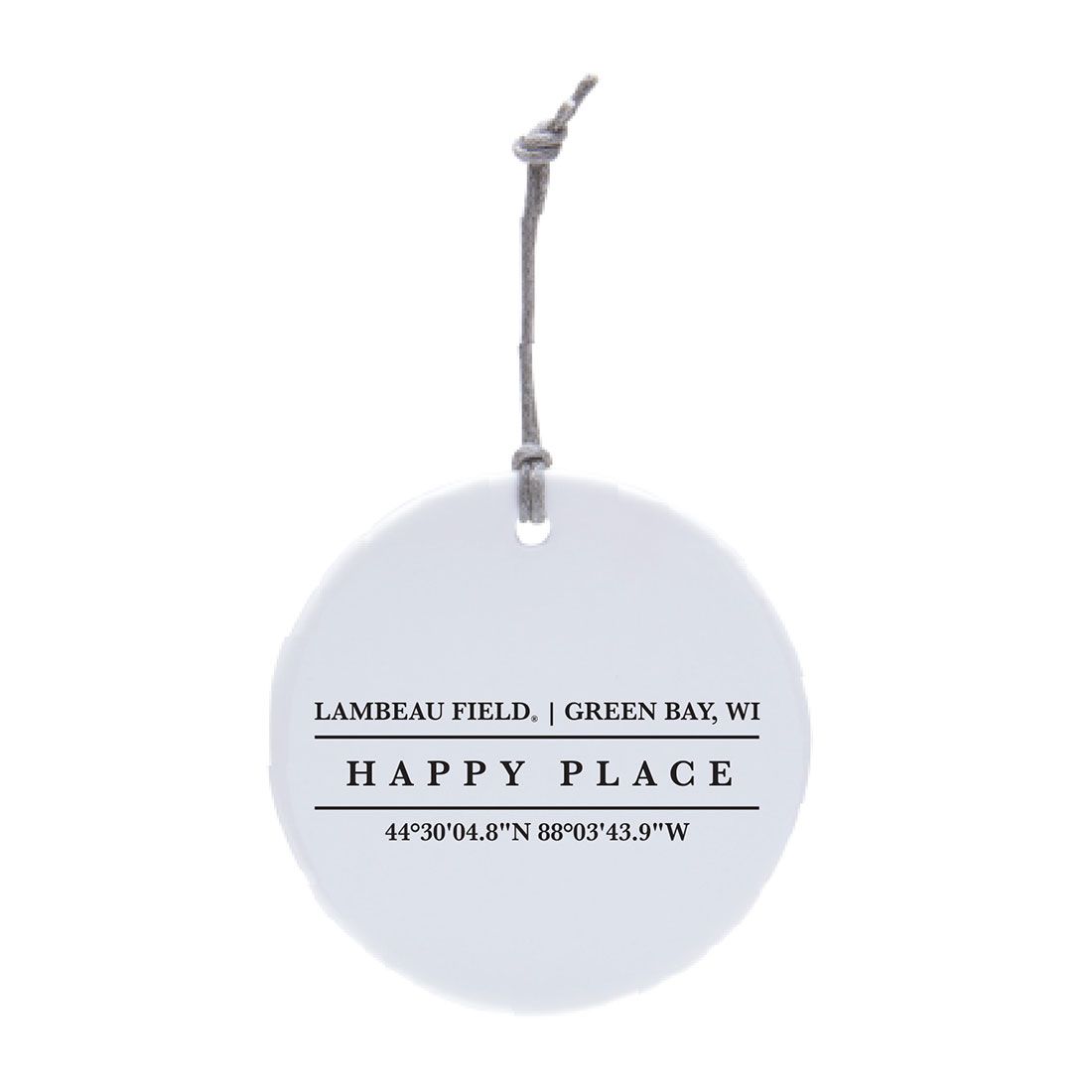 Lambeau Field Happy Place Ornament
