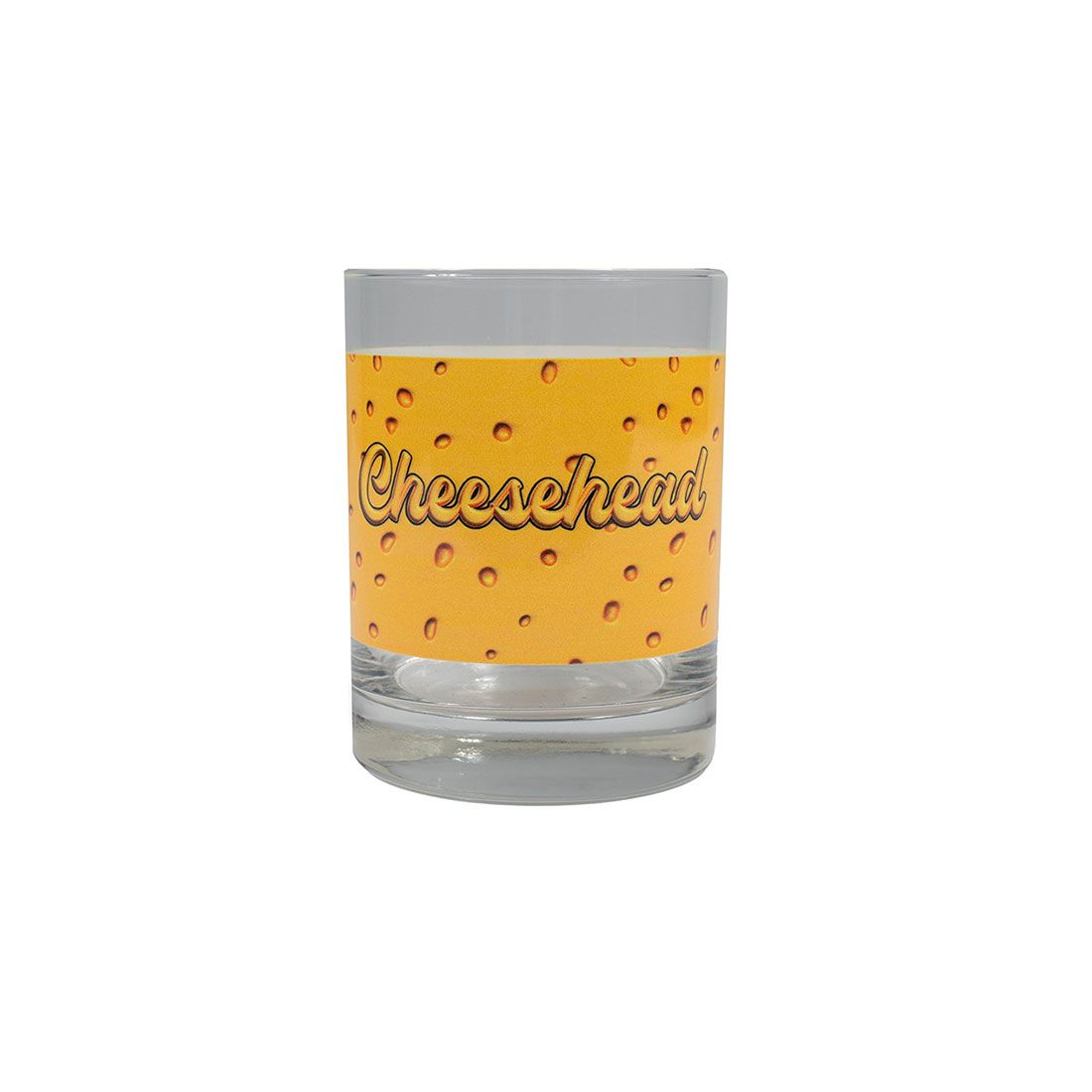Cheesehead® Script Rocks Glass 2 Cheesehead® Script Rocks Glass