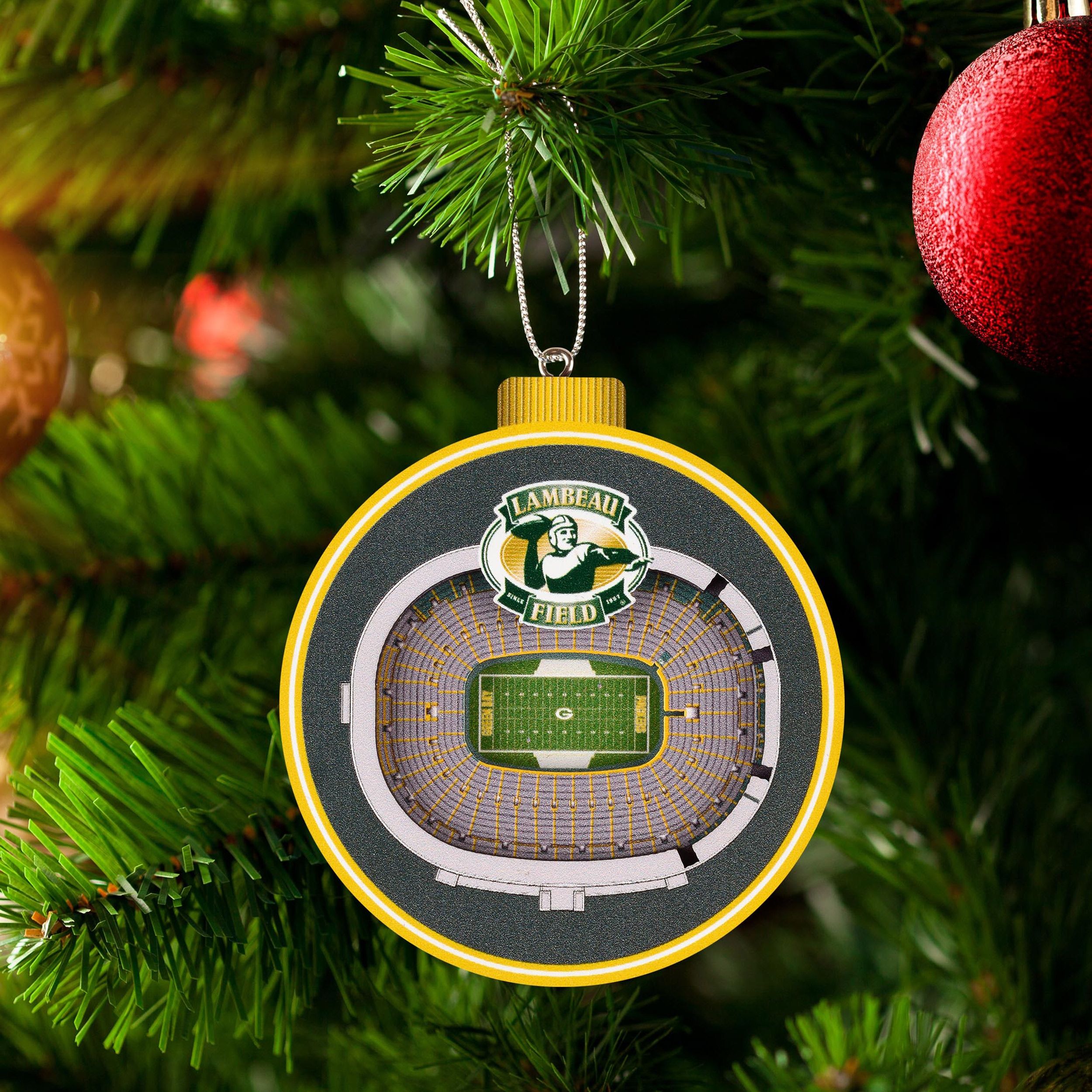 Lambeau Field StadiumView Ornament 1 Lambeau Field StadiumView Ornament