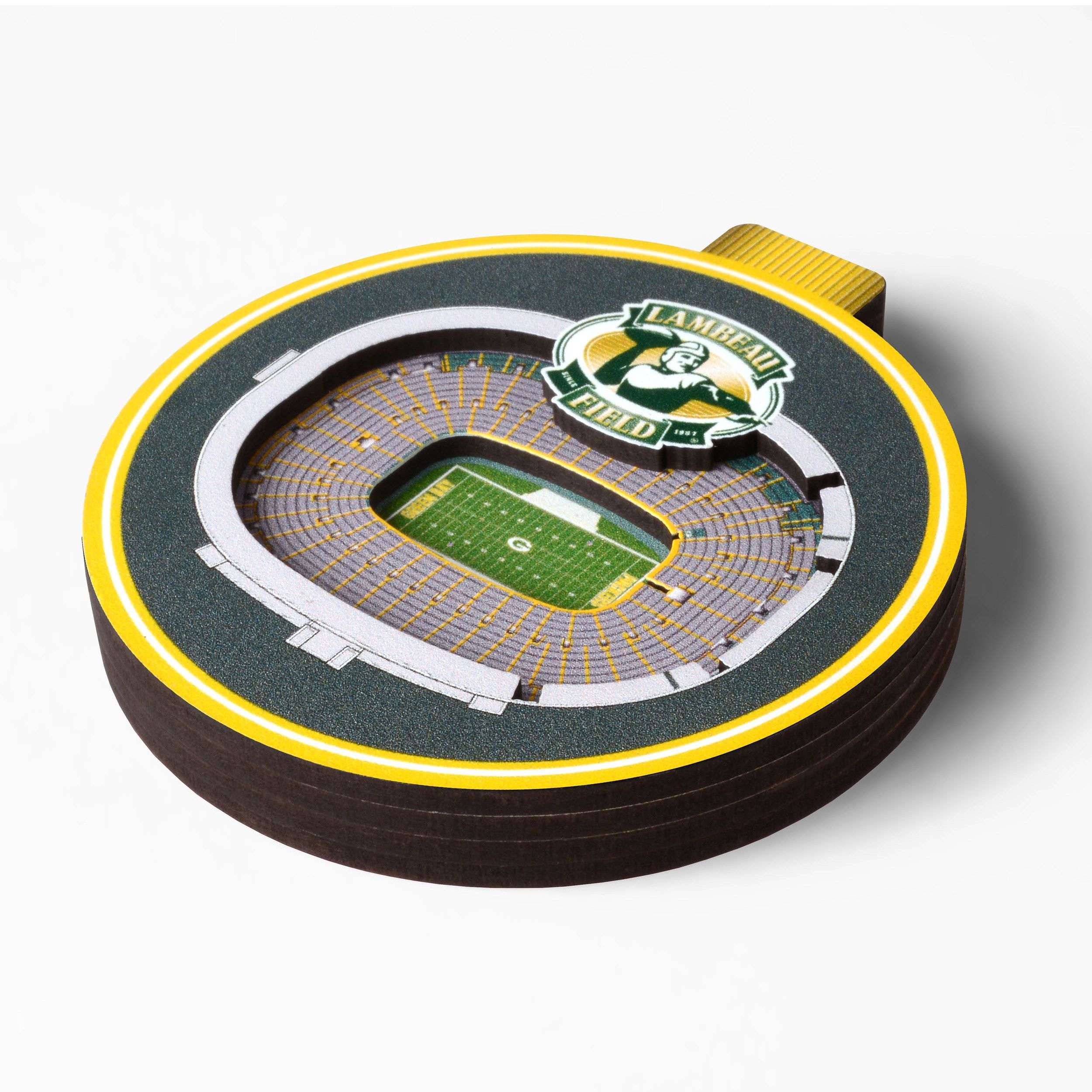 Lambeau Field StadiumView Ornament 3 Lambeau Field StadiumView Ornament