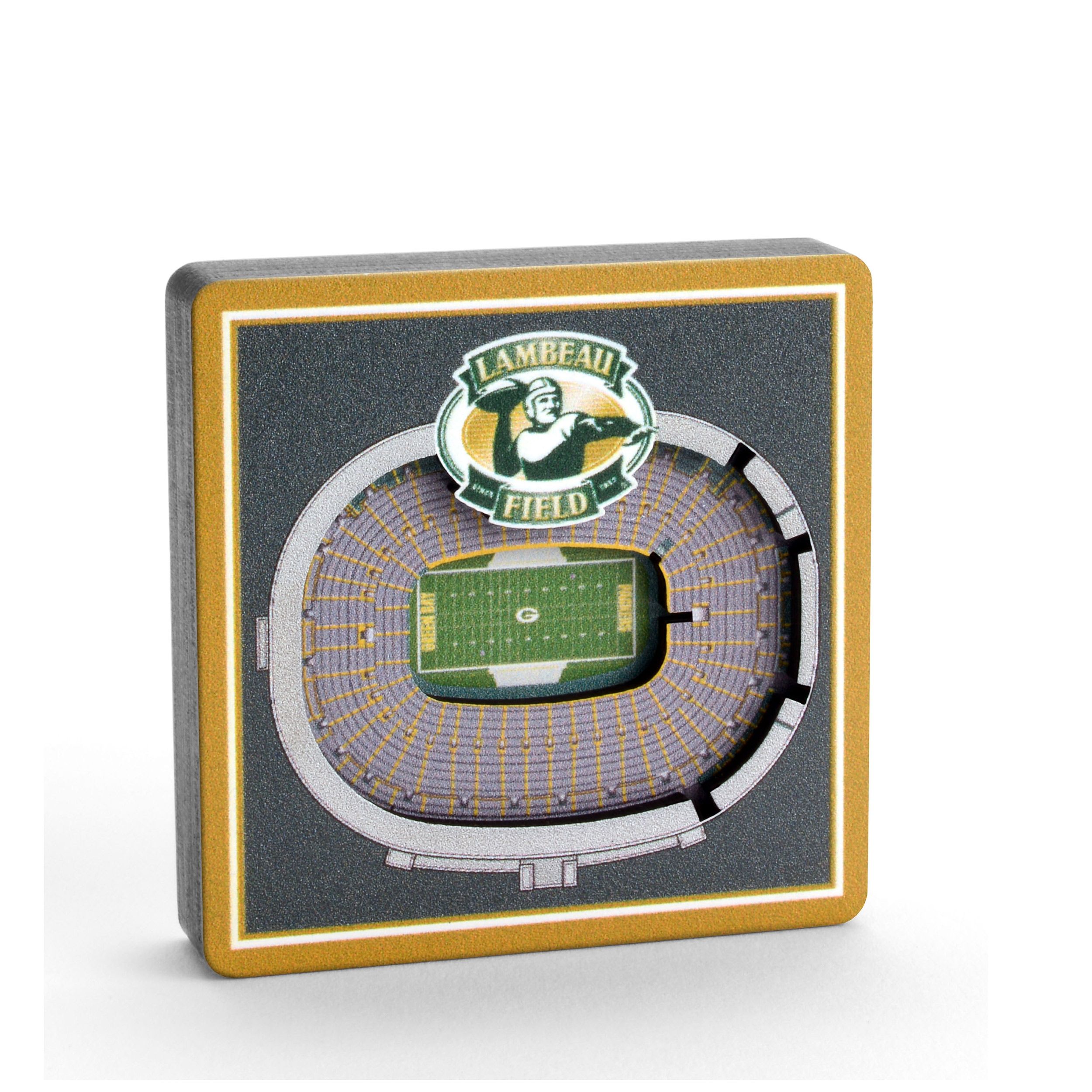 Lambeau Field StadiumView 3D Magnet 8 Lambeau Field StadiumView 3D Magnet