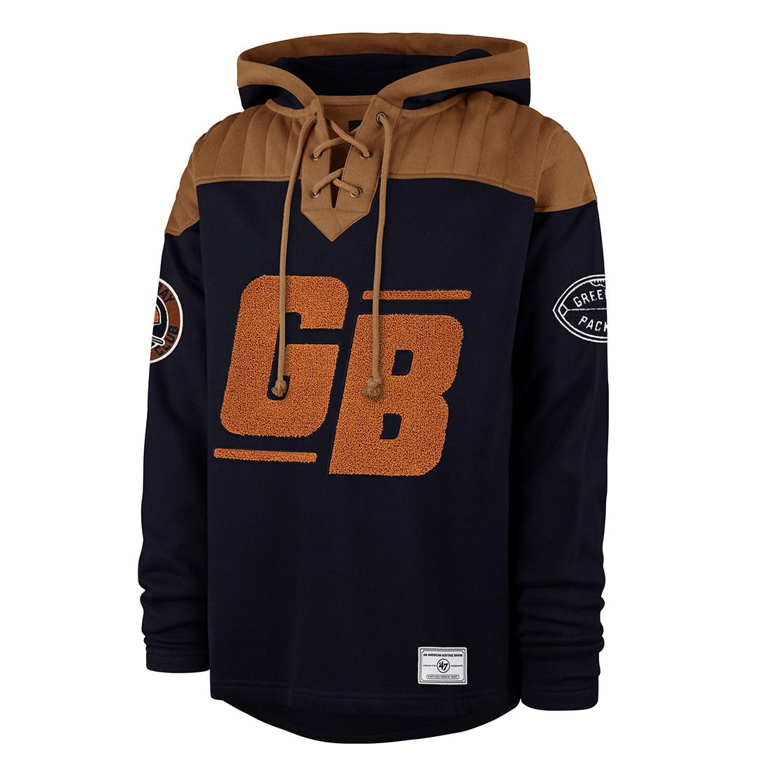 Packers 23 Classic '47 Flannagan Lacer Hoodie 5 Packers 23 Classic '47 Flannagan Lacer Hoodie