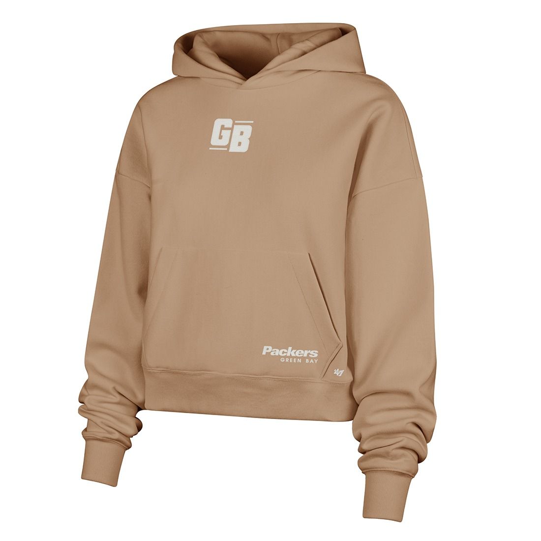 Packers 23 Classic Womens '47 Cropped Hoodie 4 Packers 23 Classic Womens '47 Cropped Hoodie