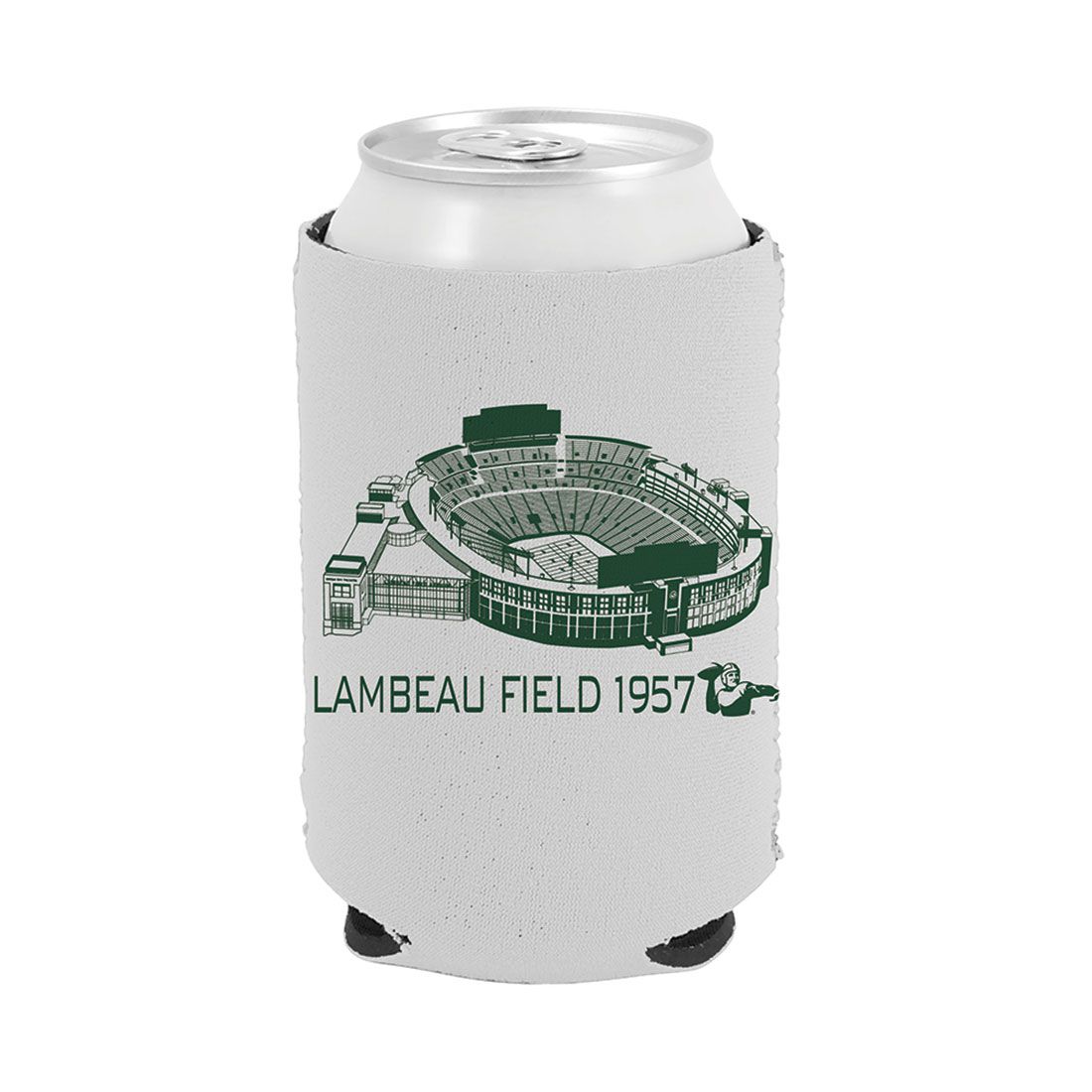 Lambeau Field Sketch Pocket Can Cooler