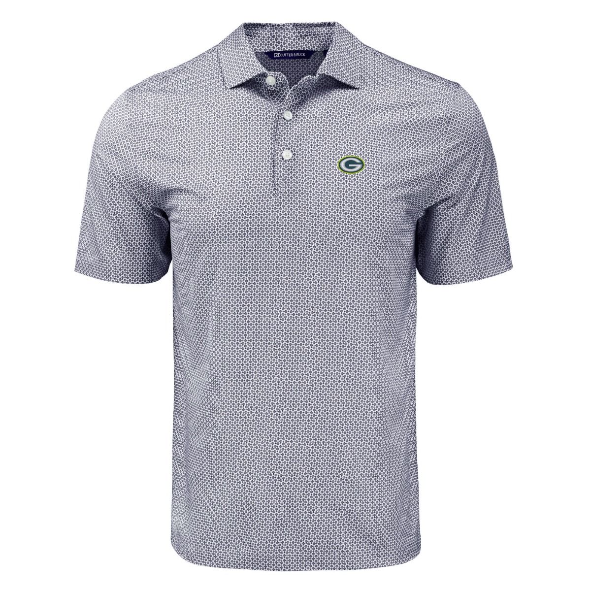 Packers Cutter & Buck G Logo Pike Diamond Dot Polo